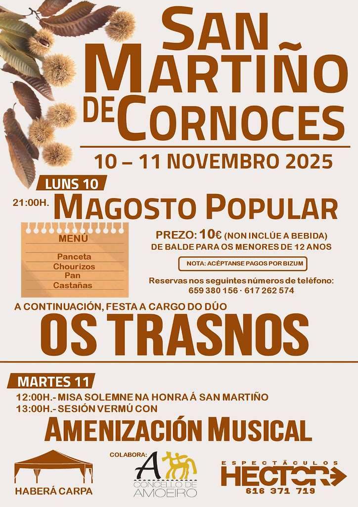 Magosto do San Martiño en Amoeiro