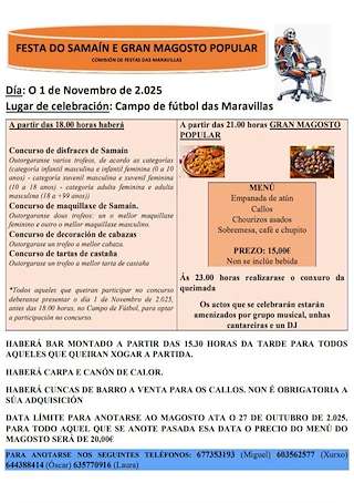 Magosto e Samaín de As Maravillas