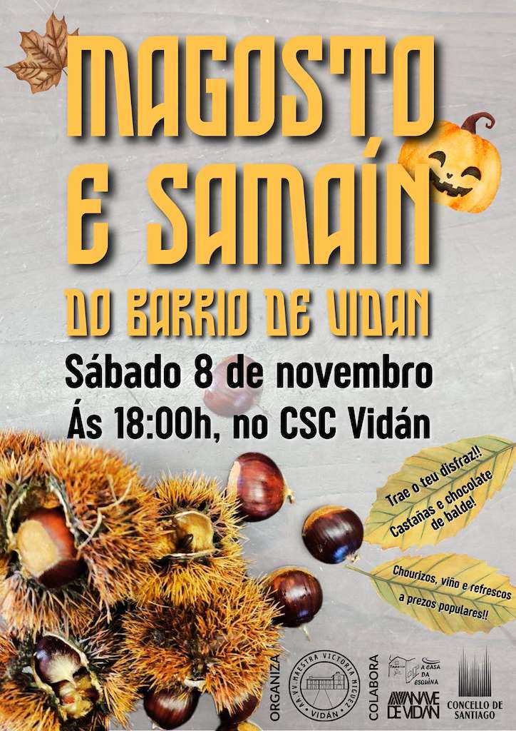 Magosto e Samaín de Vidán (2025) en Santiago de Compostela