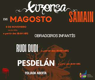 Fechas, información, programa, cartel, imágenes, mapa y ubicación de Magosto e Samaín de Xironsa (2025) en Cambados
