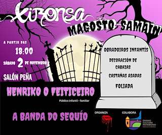 Fechas, información, programa, cartel, imágenes, mapa y ubicación de Magosto e Samaín de Xironsa (2025)  en  Cambados