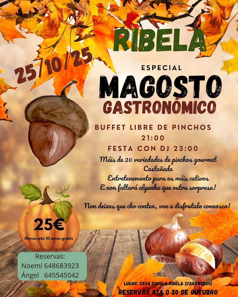 Magosto Gastronómico de Ribela en A Estrada