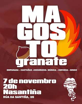 Fechas, información, programa, cartel, imágenes, mapa y ubicación de Magosto Granate (2025) en Pontevedra