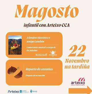 Fechas, información, programa, cartel, imágenes, mapa y ubicación de Magosto Infantil con Arteixo Centro Comercial
