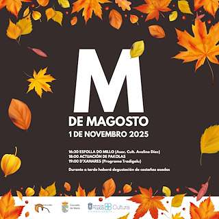 Fechas, información, programa, cartel, imágenes, mapa y ubicación de Magosto  en  Meira