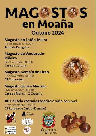 Fechas, información, programa, cartel, imágenes, mapa y ubicación de Magosto  en  Moaña