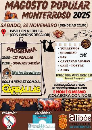 Fechas, información, programa, cartel, imágenes, mapa y ubicación de Magosto (2025) en Monterroso