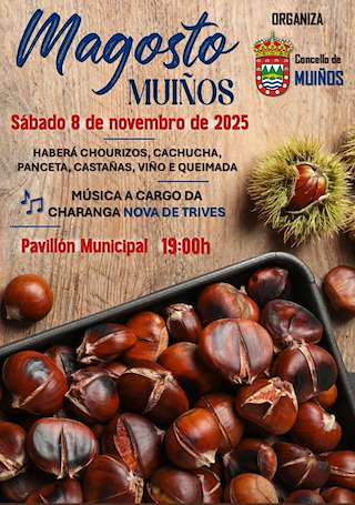 Fechas, información, programa, cartel, imágenes, mapa y ubicación de Magosto (2025)  en  Muíños