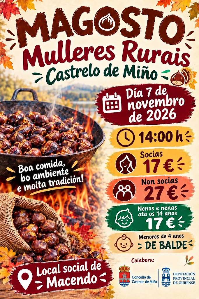 Magosto Mulleres Rurais (2026) en Castrelo de Miño