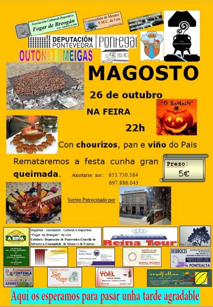 Magosto na Feira de Lira en Salvaterra do Miño