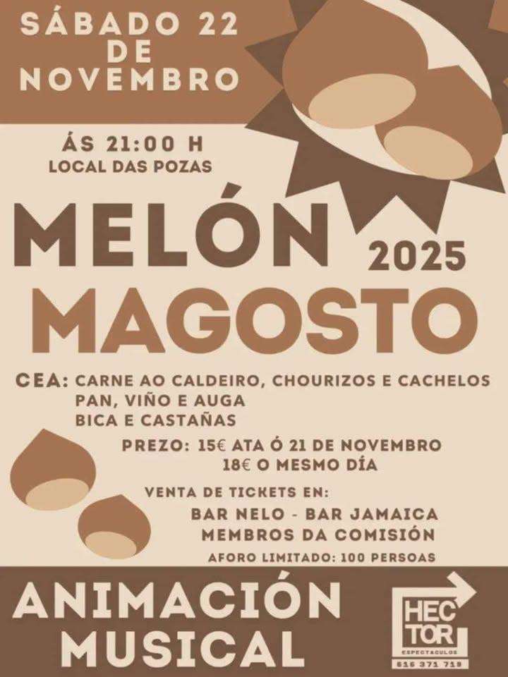 Magosto nas Pozas  en Melón