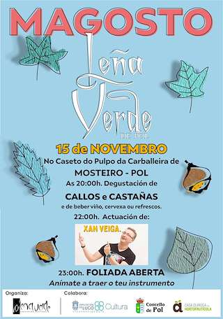 Fechas, información, programa, cartel, imágenes, mapa y ubicación de Magosto (2025)  en  Pol