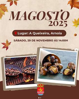 Fechas, información, programa, cartel, imágenes, mapa y ubicación de Magosto Popular  en  A Arnoia