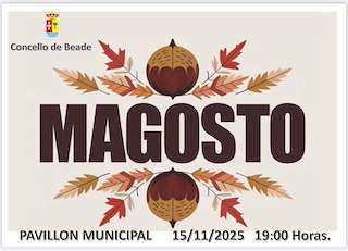 Fechas, información, programa, cartel, imágenes, mapa y ubicación de Magosto Popular  en  Beade