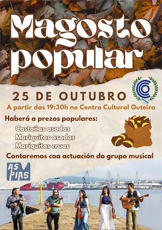 Fechas, información, programa, cartel, imágenes, mapa y ubicación de Magosto Popular de Chanteiro (2025)  en  Ares