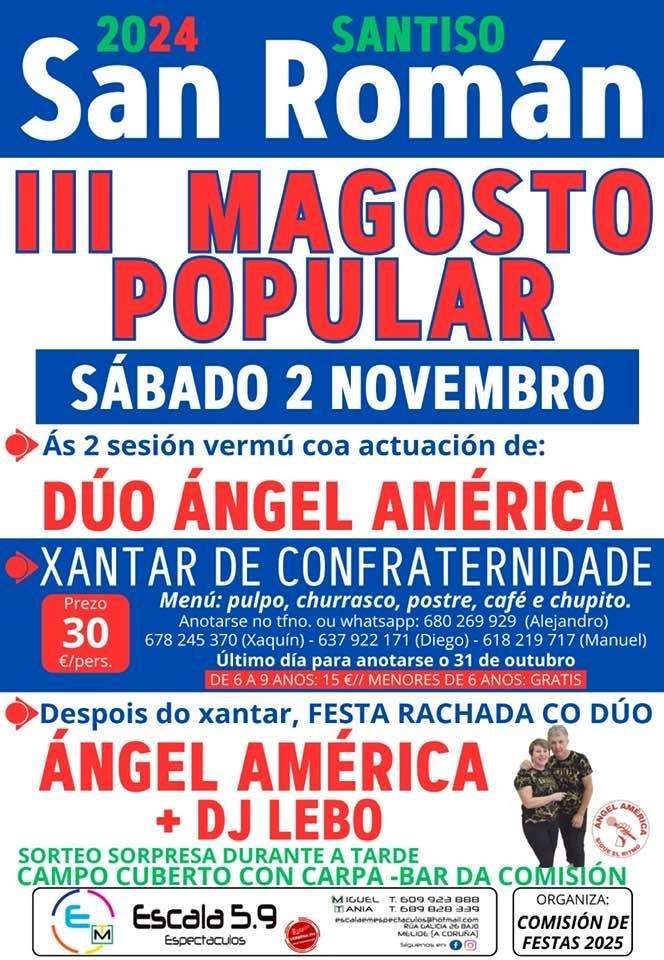 III Magosto Popular de San Román en Santiso