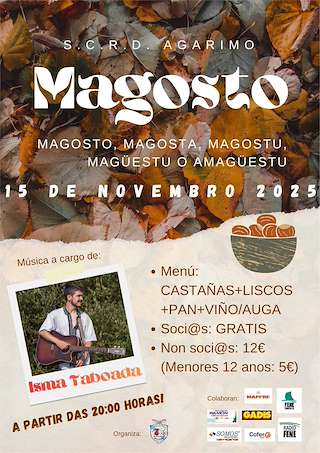 Fechas, información, programa, cartel, imágenes, mapa y ubicación de Magosto Popular de Sillobre (2025)  en  Fene