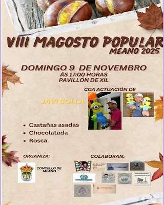 Fechas, información, programa, cartel, imágenes, mapa y ubicación de VIII Magosto Popular (2025) en Meaño