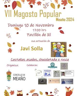 Fechas, información, programa, cartel, imágenes, mapa y ubicación de VII Magosto Popular  en  Meaño
