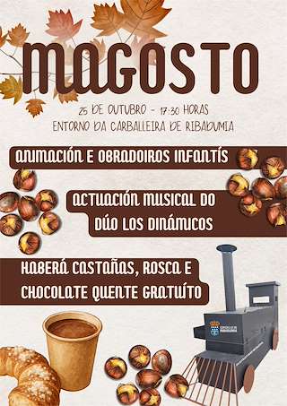 Fechas, información, programa, cartel, imágenes, mapa y ubicación de Magosto Popular (2025)  en  Ribadumia
