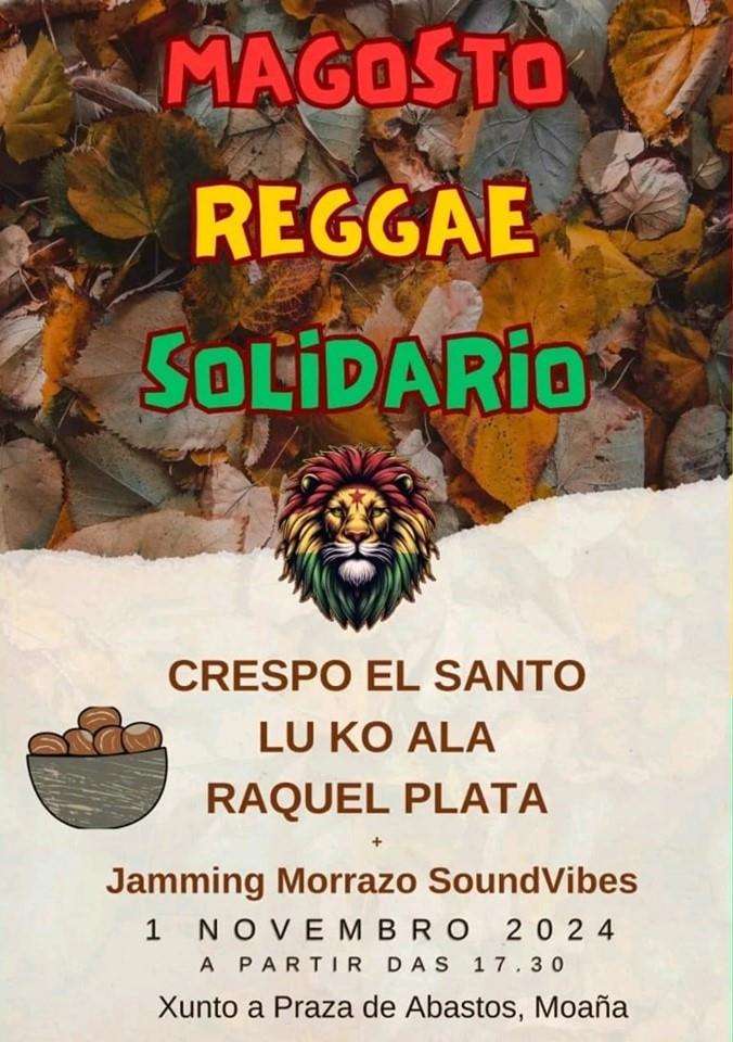 Magosto Reggae Solidario en Moaña