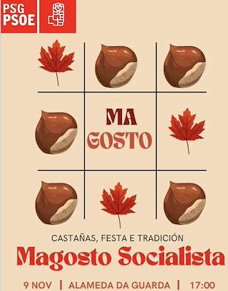 Fechas, información, programa, cartel, imágenes, mapa y ubicación de Magosto Socialista (2025)  en  A Guarda
