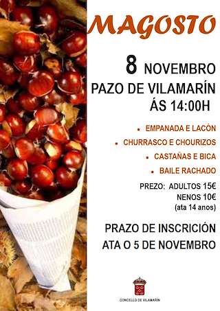 Fechas, información, programa, cartel, imágenes, mapa y ubicación de Magosto (2025) en Vilamarín