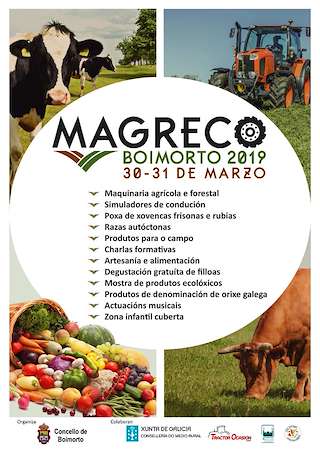 Magreco - Feira de Maquinaria Agrícola e Produtos Ecolóxicos (2026) en Boimorto