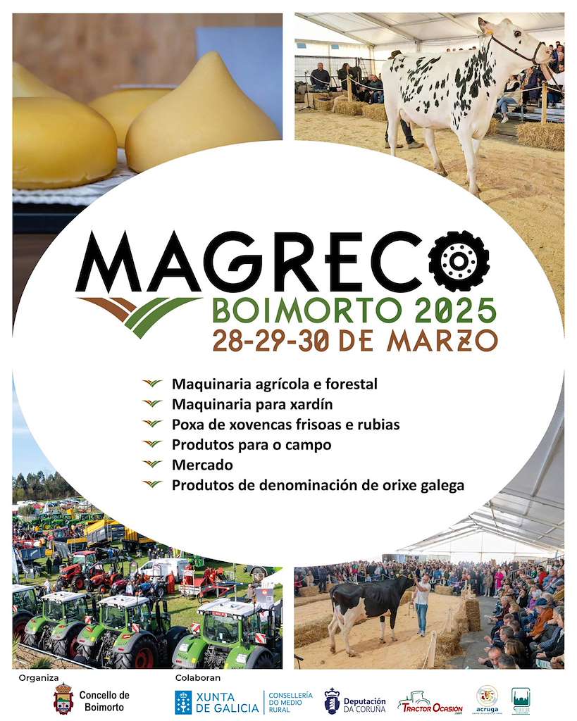 Magreco - Feira de Maquinaria Agrícola e Produtos Ecolóxicos (2024) en Boimorto