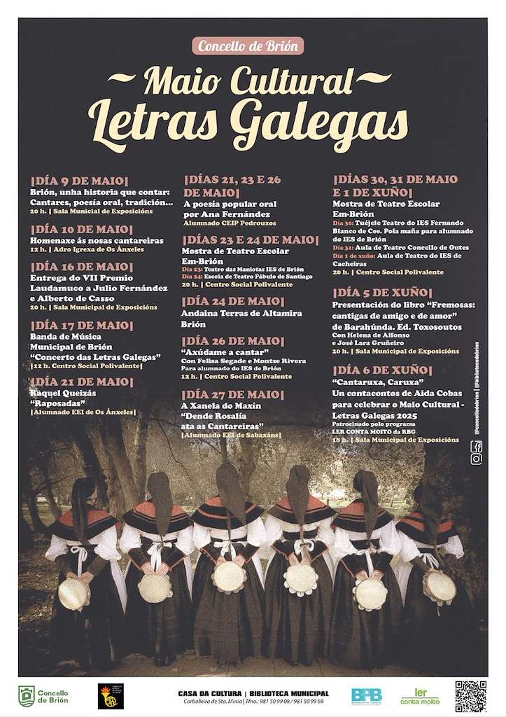 Maio Cultural - Letras Galegas (2025) en Brión