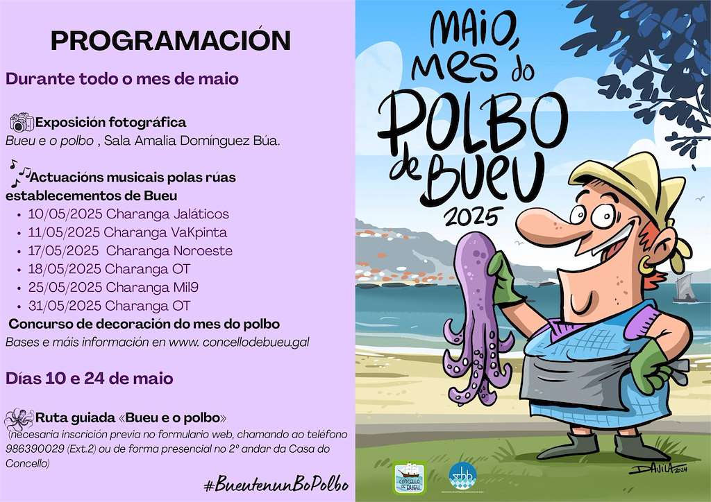 Maio, Mes do Polbo (2025) en Bueu