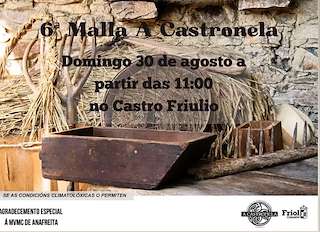 Fechas, información, programa, cartel, imágenes, mapa y ubicación de VI Malla A Castronela  en  Friol