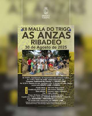 Fechas, información, programa, cartel, imágenes, mapa y ubicación de XII Malla do Trigo de As Anzas  en  Ribadeo