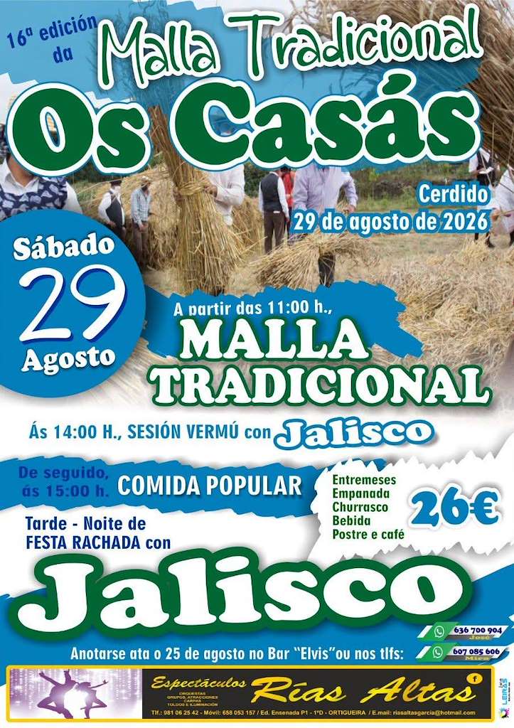 XVI Malla Tradicional de Os Casás (2026) en Cerdido