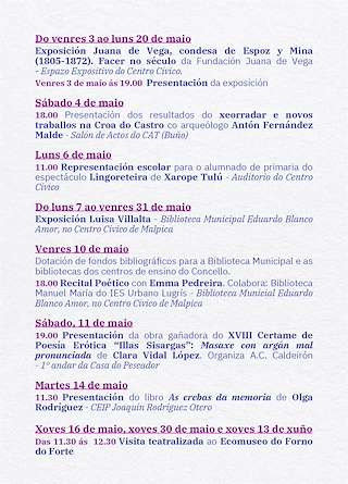 Malpica Nun Mar de Letras