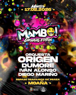 Fechas, información, programa, cartel, imágenes, mapa y ubicación de Mambo Festival  (2026)  en  Moaña