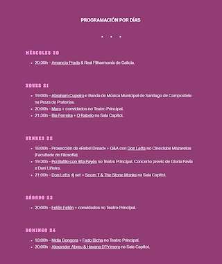 Maré Festival en Santiago de Compostela