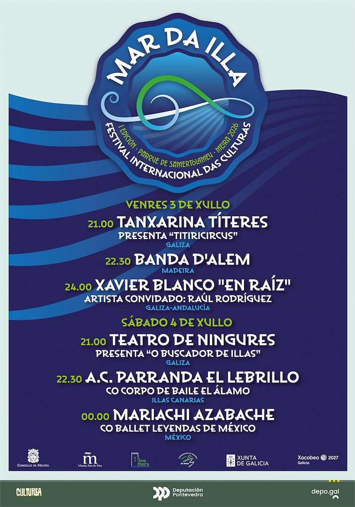 I Mar da Illa - Festival Internacional das Culturas  (2026) en Moaña