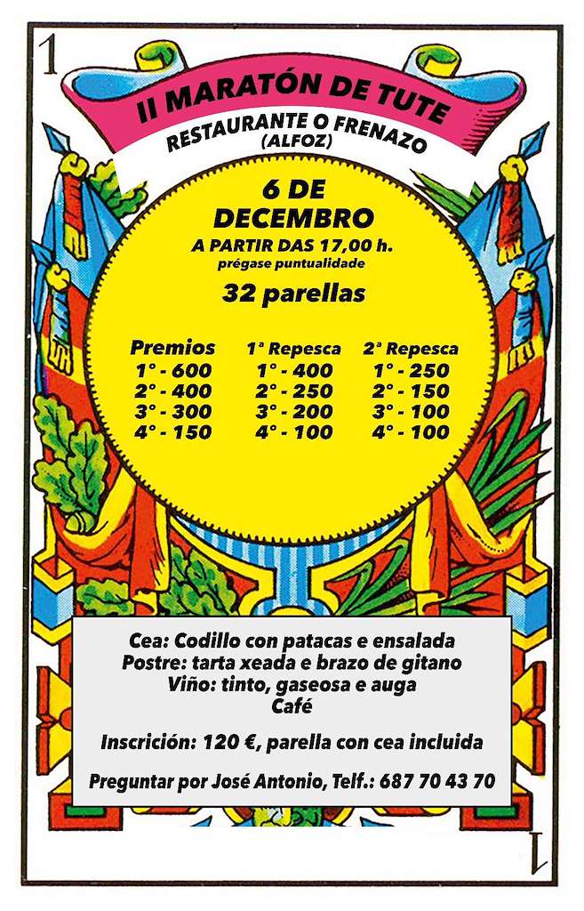 II Maratón de Tute  en Alfoz do Castrodouro