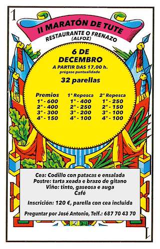 Fechas, información, programa, cartel, imágenes, mapa y ubicación de II Maratón de Tute   en  Alfoz do Castrodouro