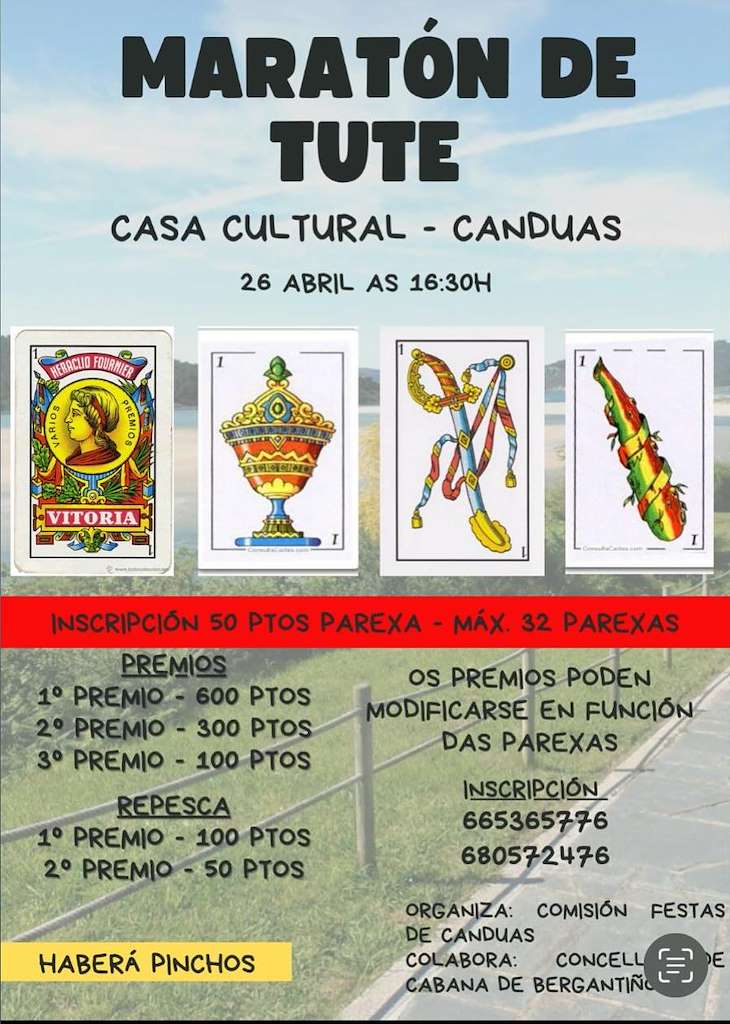 Maratón de Tute de Canduas (2025) en Cabana de Bergantiños