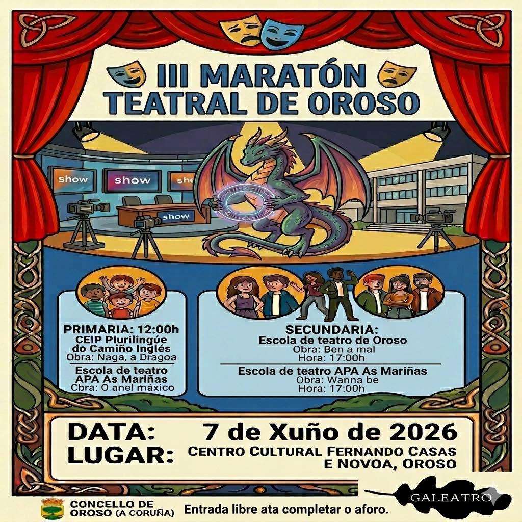 III Maratón Teatral  (2026) en Oroso