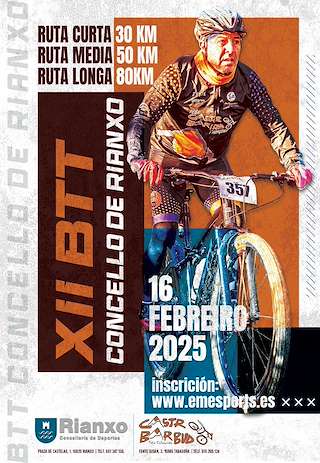Fechas, información, programa, cartel, imágenes, mapa y ubicación de XII Marcha BTT  en  Rianxo