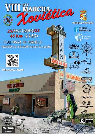 Fechas, información, programa, cartel, imágenes, mapa y ubicación de VIII Marcha BTT Xoviética (2025)  en  Xove
