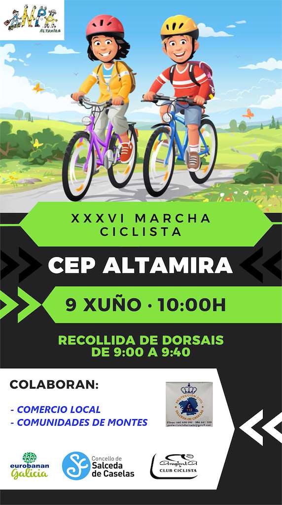 XXXV Marcha Ciclista Cep Altamira en Salceda de Caselas