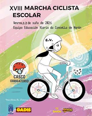 Fechas, información, programa, cartel, imágenes, mapa y ubicación de XVIII Marcha Ciclista Escolar (2026)  en  Narón