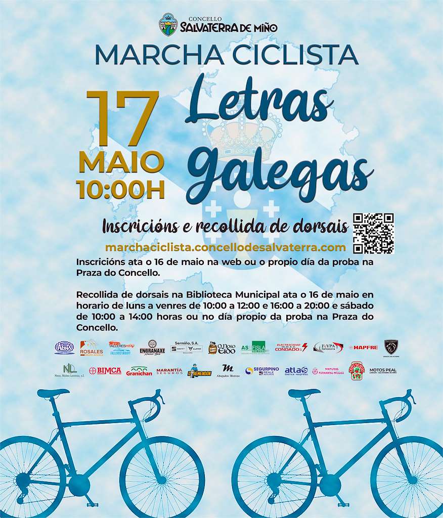 Marcha Ciclista Letras Galegas (2025) en Salvaterra do Miño