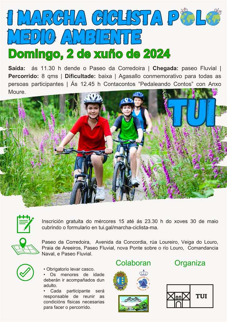 I Marcha Ciclista polo Medio Ambiente en Tui