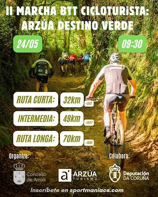 II Marcha Cicloturista BTT - Arzúa Destino Verde