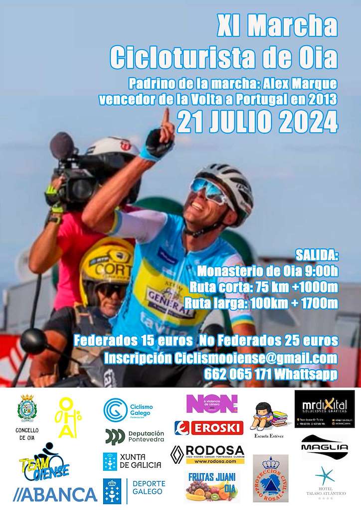XI Marcha Cicloturista en Oia